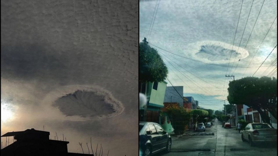 La curiosidad e incertidumbre consternaron a los habitantes al ver como en el cielo se proyectaba un halo desconocido