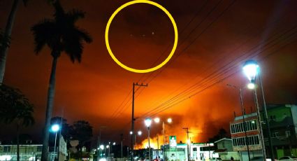 ¿OVNIS? Captan extrañas luces sobrevolando en refinerías de Ciudad Madero