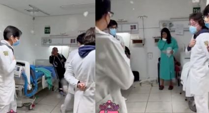 Baile de XV Años en el IMSS: personal hace vals para paciente internada | VIDEO