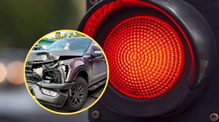 Joven ocasionó un choque múltiple al 'volarse' el rojo en la colonia Juárez
