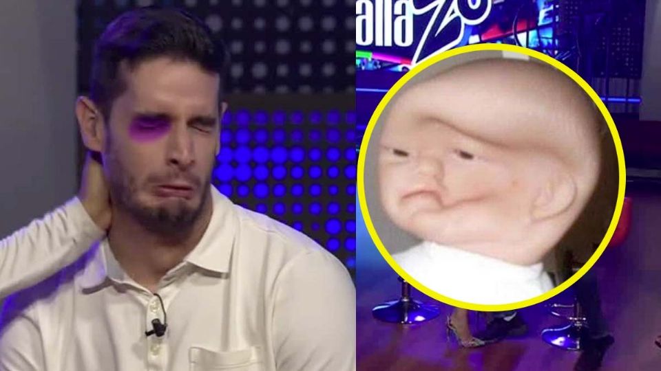 Le dan puñetazo a Adrián Marcelo en la cara