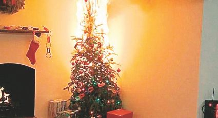 Alerta Protección Civil por uso de extensiones viejas de luces navideñas