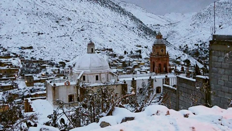 Real de Catorce es un pueblo mágico donde a veces cae nieve