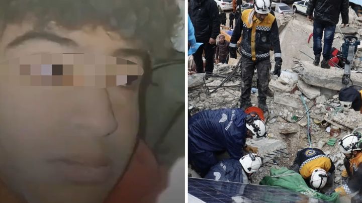 Chico se graba bajo los escombros en Turquía: “no sé si saldré vivo o muerto" | VIDEO