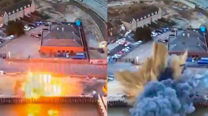 Bomba de la Segunda Guerra Mundial explota en Inglaterra | VIDEO