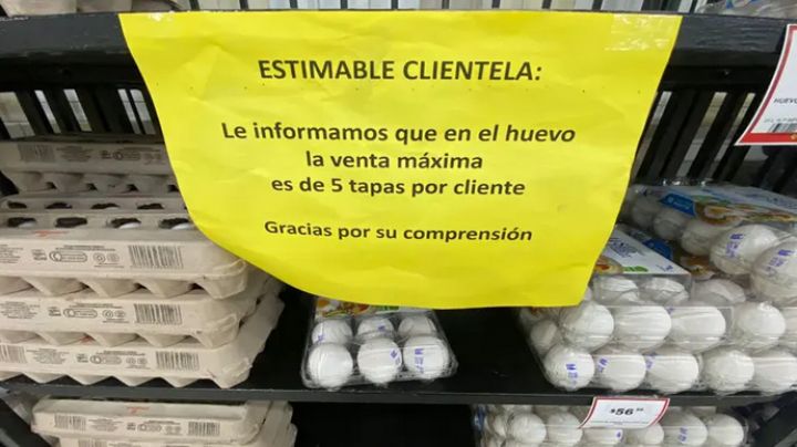 Racionan venta de huevo en Tamaulipas; ¿cuántas tapas por cliente?