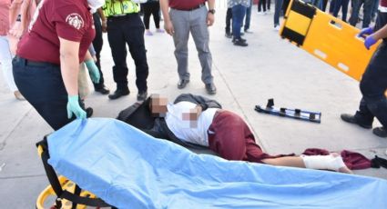 Camioneta provoca fuerte accidente en Secundaria 80; seis adolescentes resultan lesionados | FOTOS