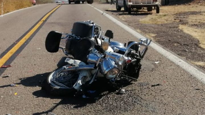 Muere motociclista en la Interestatal 35; se le atraviesa camioneta