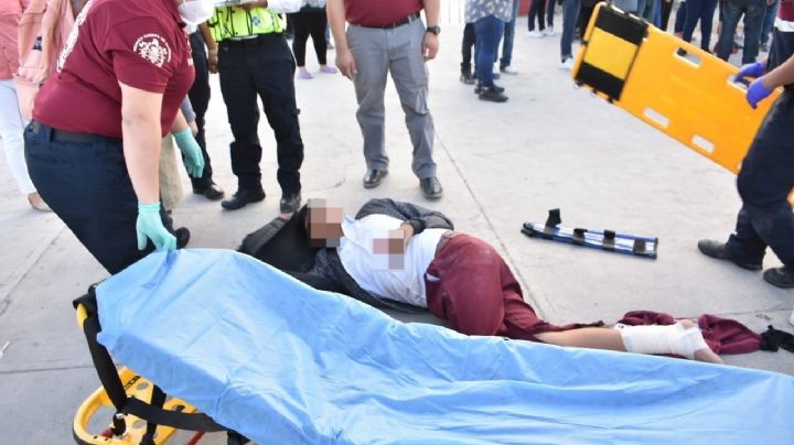 Camioneta provoca fuerte accidente en Secundaria 80; seis adolescentes resultan lesionados | FOTOS