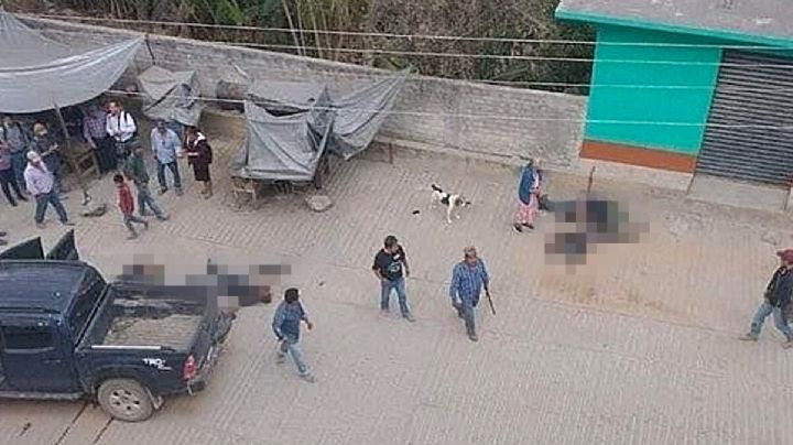 Se enfrentan a balazos hijos de un expresidente municipal de Oaxaca y policías: cinco muertos