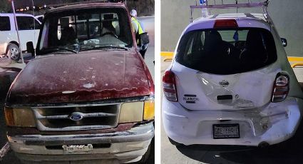 Nuevo semáforo de la calle Lago de Chapala sorprende a conductor y choca su Ranger; huye del lugar