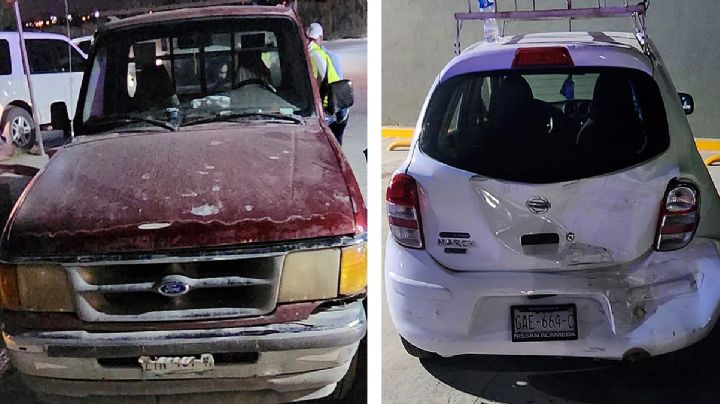 Nuevo semáforo de la calle Lago de Chapala sorprende a conductor y choca su Ranger; huye del lugar