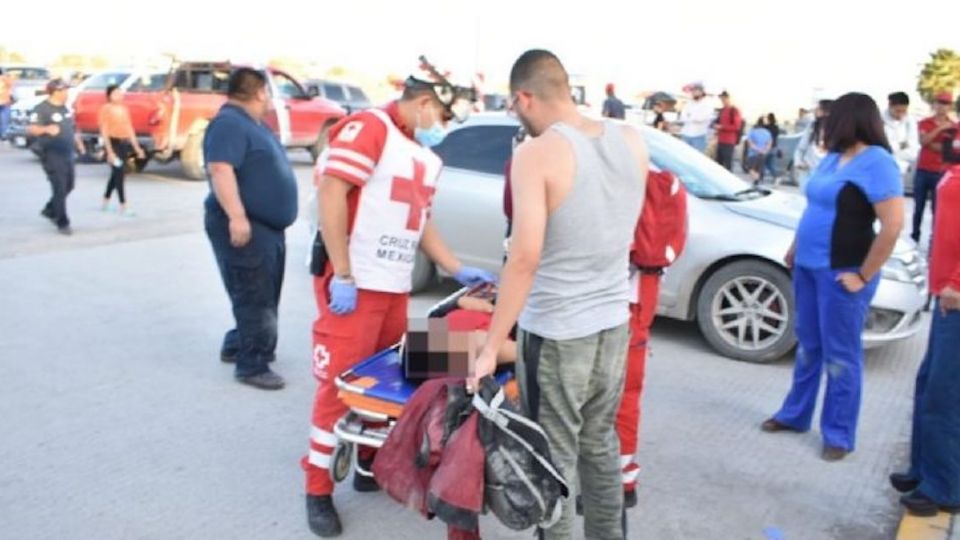 Fueron seis estudiantes atropellados ayer 14 de febrero.