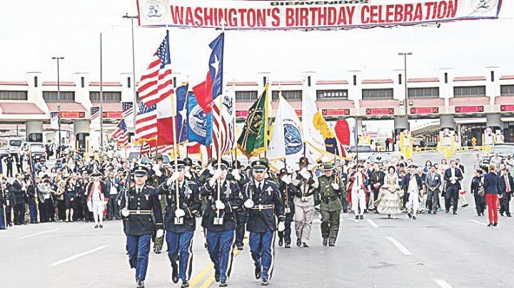 Inician las fiestas del natalicio de George Washington; se unen los dos Laredos
