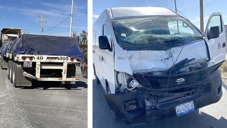 Conductor de camioneta queda herido