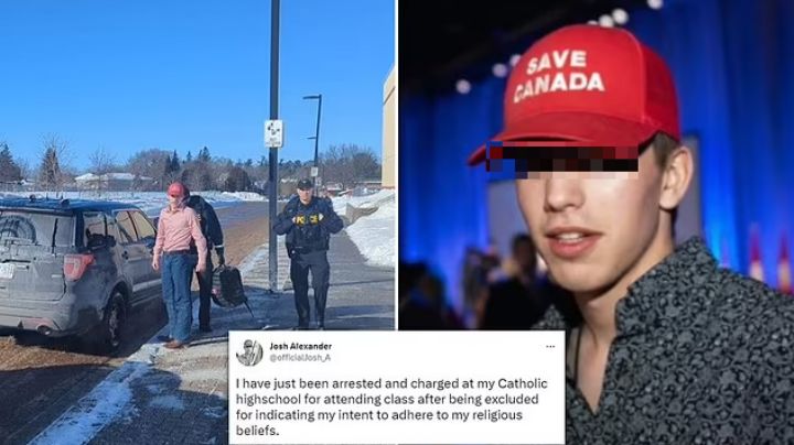 Detienen a alumno por protestar en contra de baños mixtos de su escuela