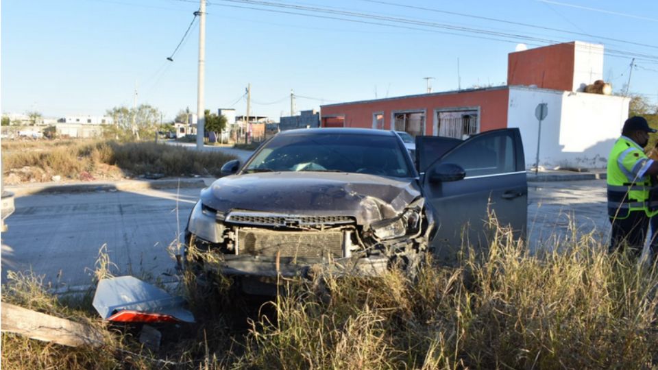 Fuerte choque se registró en Villas de San Miguel