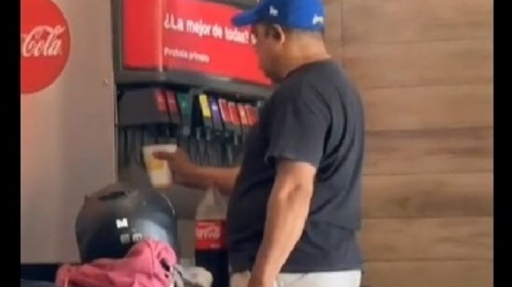 Hombre rellena una Coca de 2 litros y ya es viral: “Vergüenza y dinero es algo que no tengo” | VIDEO