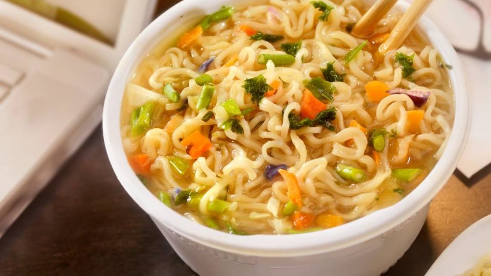 Una sopa instantánea puede ser nociva para la salud