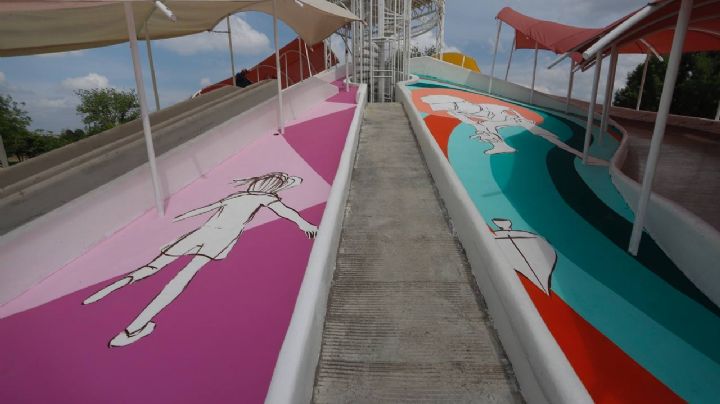 Resbaladeros del Parque Viveros están estrenando 'look'; así lucen