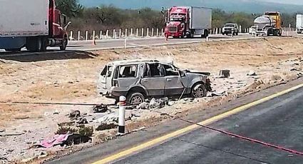 Confirman: los cinco fallecidos de la volcadura en la Carretera de Matehuala eran de Nuevo Laredo