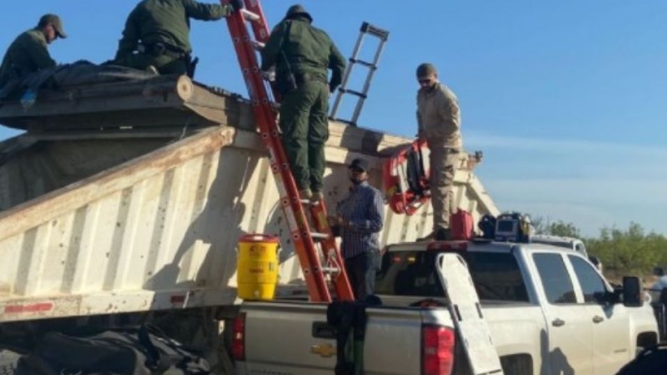 Un indocumentado murió asfixiado dentro de la tolva del tráiler