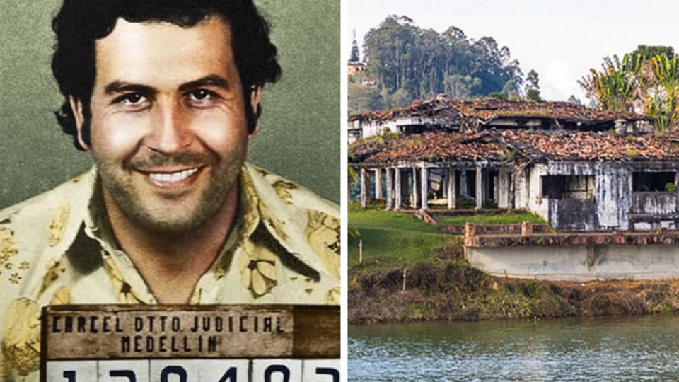 Pablo Escobar invirtió millones de dólares en mansiones.