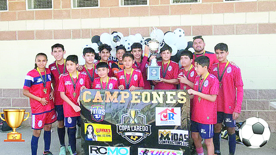 Un doble campeonato consigue Bravos de Nuevo Laredo en la Copa Laredo 2023 de futbol.