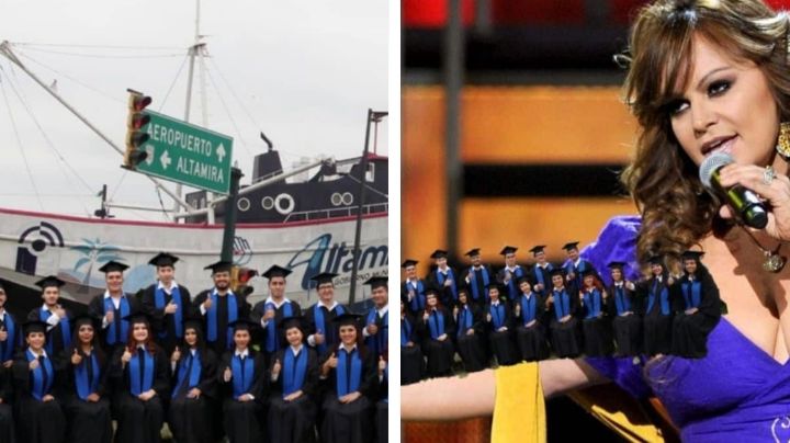 Jóvenes de Altamira rompen el internet por fotos de graduación con Jenni Rivera y un cocodrilo