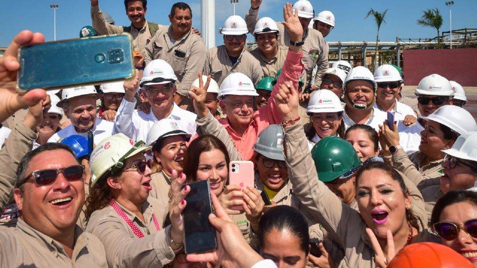 AMLO estuvo ayer en Tamaulipas.