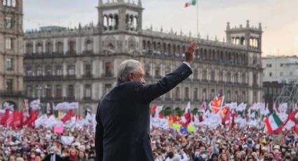 Fiesta en el Zócalo: conmemora AMLO 85 Aniversario de la Expropiación Petrolera con foro lleno