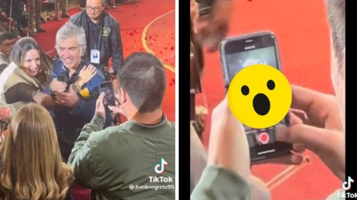 Alejandro Fernández besa a fan para foto del recuerdo y novio arruina el momento | VIDEO