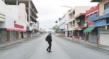 Asueto y frío dejaron el centro de Nuevo Laredo desolado