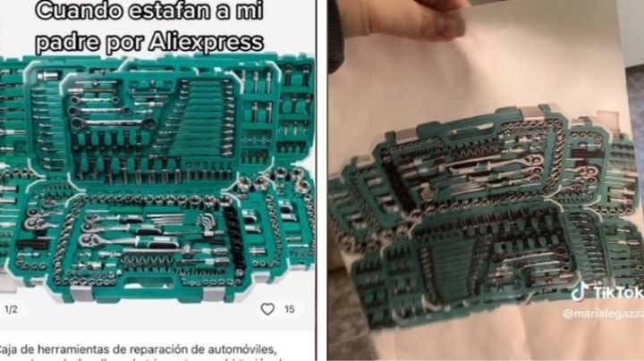 Estafan a cliente al hacer una compra en línea; checa lo que le enviaron