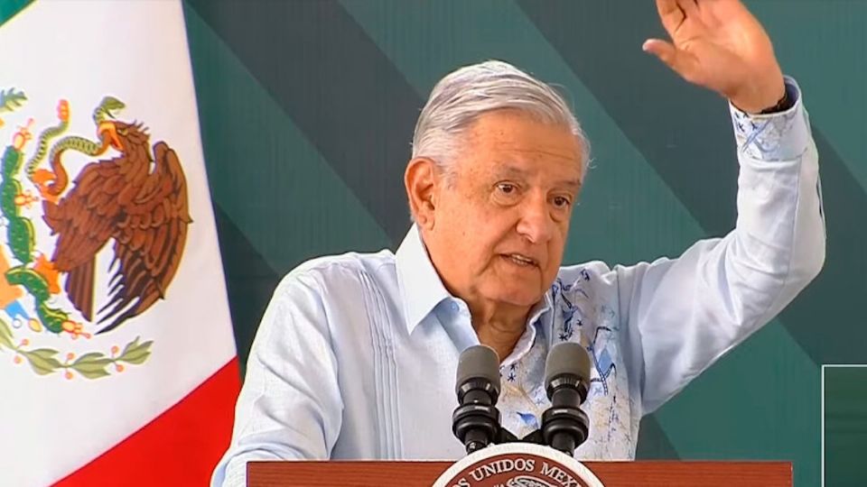 El presidente de México, Andrés Manuel López Obrador estuvo hoy en Chiapas.