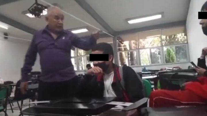 Maestro de Cbtis reta a golpes a alumno; le dice "habla y te rompo tu..." | VIDEO