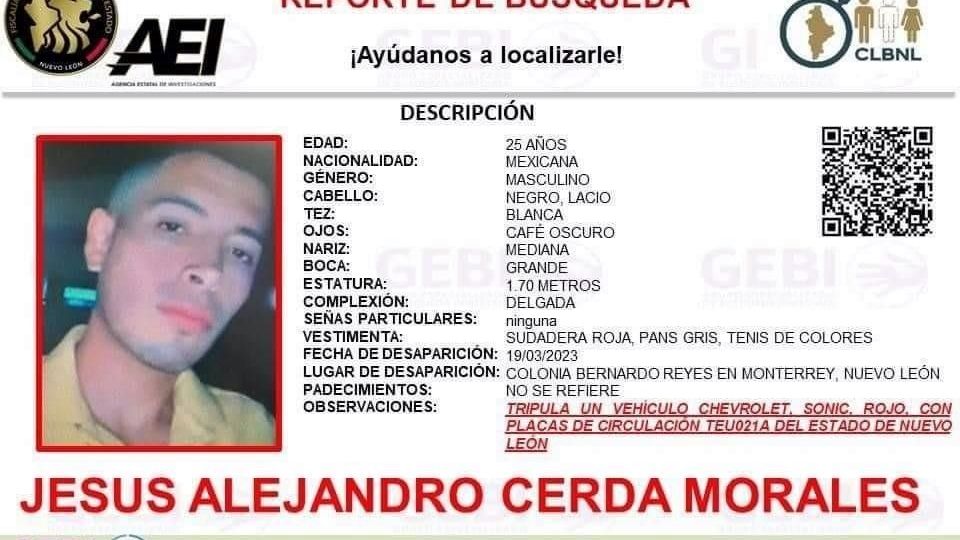 La familia del ahora occiso denunció su desaparición desde el sábado, preocupados por su integridad y ahora lamentando su pérdida