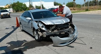 Por una distracción, hombre choca por alcance en Río Pánuco y 5 de Mayo