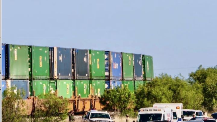 Hallan en Uvalde, Texas, a 13 migrantes sofocándose en tren; mueren dos en vagón