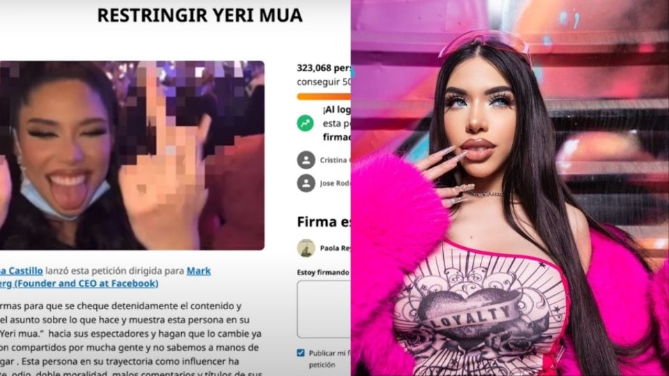 La influencer se mostró indiferente ante la iniciativa de su cancelación, pidiendo a sus detractores tomar terapia para que sus acciones no los afecten.