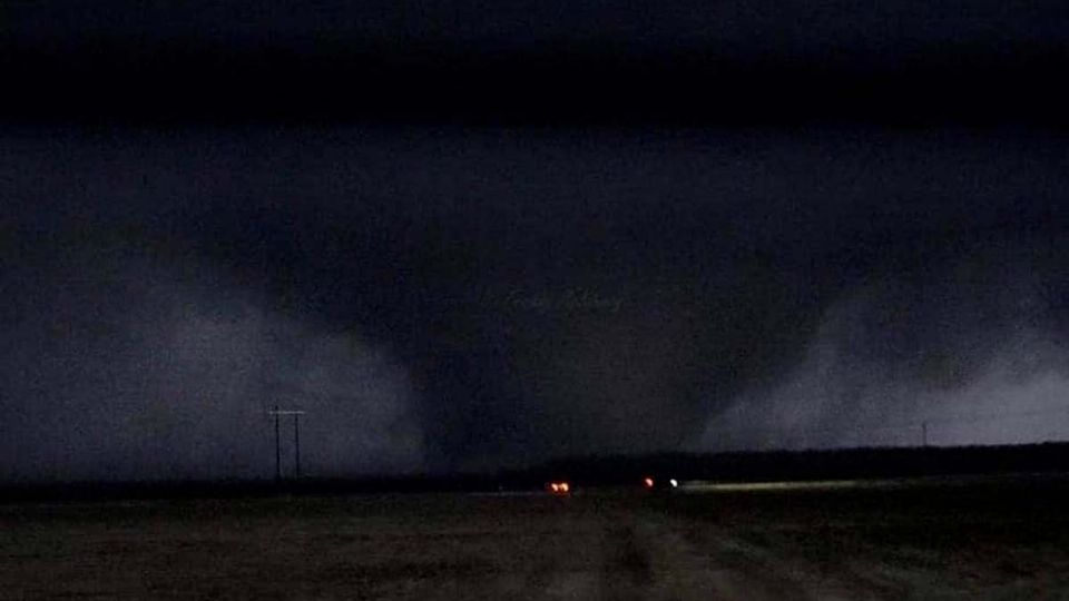 Video del momento exacto en que tornado azota Mississipi