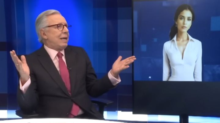 López Dóriga entrevistó a Nat, la primera IA presentadora de noticias; ¿qué le dijo?