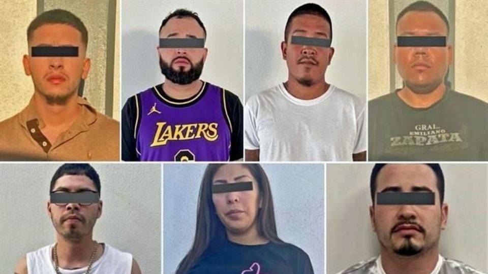Fueron detenidos tres estadounidenses y cuatro mexicanos.