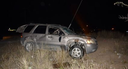 Conductora sale ilesa de milagro tras volcadura en el poniente de Nuevo Laredo