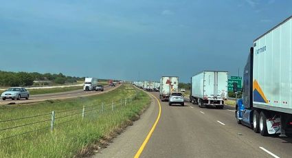 Se forman filas kilométricas en la Carretera 35; se juntan turistas y obras del 'Checkpoint'