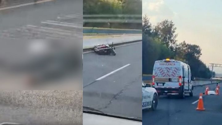 Motociclista pierde la vida en la México-Cuernavaca | VIDEO