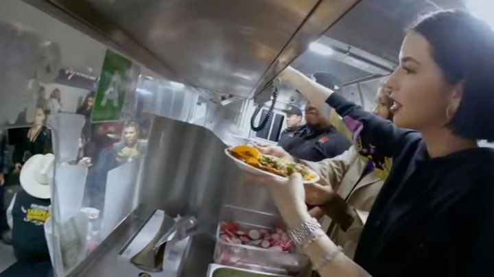 Ángela Aguilar: se cansó de comida francesa, extrañó los tacos | VIDEO