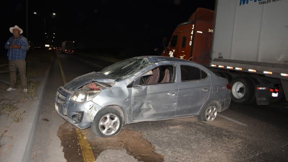 Pese a las condiciones en las que acabó el auto, el chofer salió ileso.