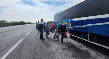 Chofer de Transpaís maneja ebrio en carretera a Matamoros; ¿qué hicieron los pasajeros?