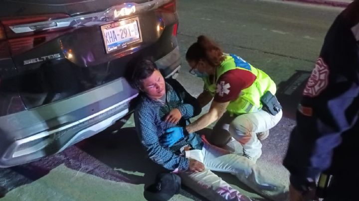 Payasito es atropellado por auto fantasma en avenida Obregón y Washington